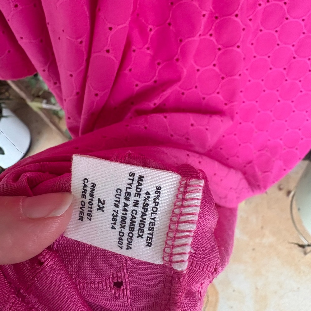 Kim & Cami Fuchsia Women's Blouse - Picture 6 of 6